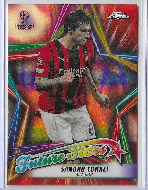 Topps Chrome UCL Sandro Tonali #FS-15 Trading Card 2021-22 for