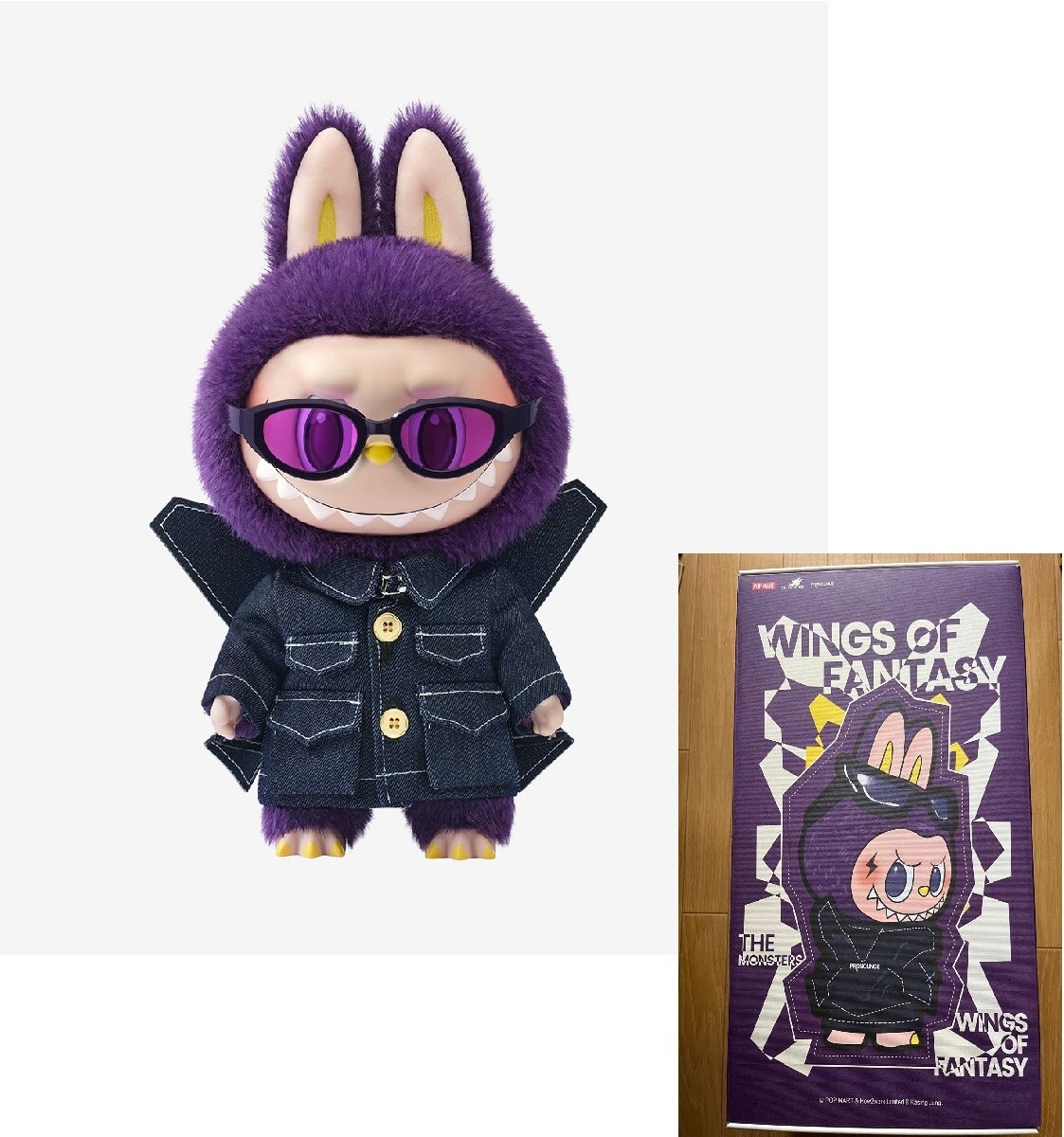 JAPAN POP MART LABUBU × PRONOUNCE WINGS OF FANTASY Plush JAPAN POP MART LABUBU × PRONOUNCE WINGS OF FANTASY Plush