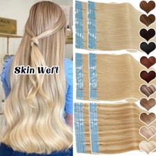 Premium Tape In Remy Hair Russian Human Hair Extensions Skin Weft Thick Balayage