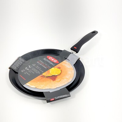 Oxo Softworks 11'' (28cm) Crepe and Pancake Griddle Pan Silicone Handle Holder