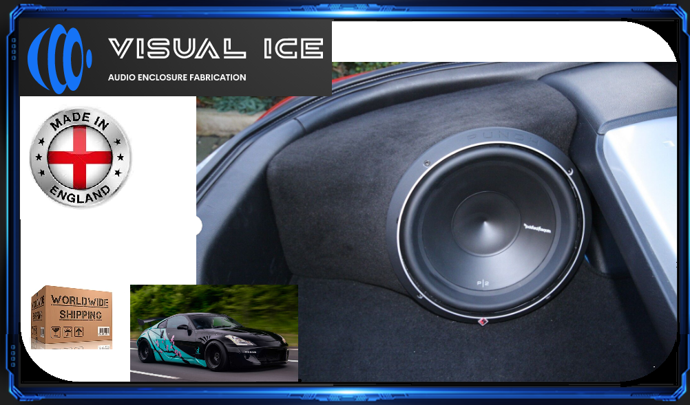 NISSAN 350Z NEW STEALTH SUB SPEAKER ENCLOSURE BOX SOUND BASS AUDIO