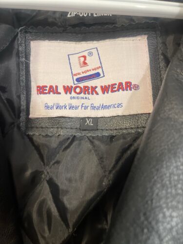 leather jacket Men Size XL (fits More Like A Large) - Picture 3 of 3