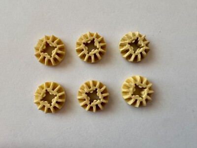 LEGO Technic Gear Tan 12 Tooth Bevel Parts 6589 Qty 6