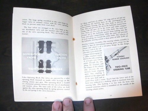 CHRYSLER DODGE DE SOTO PLYMOUTH HYDRAULIC POWER STEERING SERVICE MANUAL - Picture 3 of 4