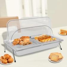 Food Display Tray Buffet Cold Serving Cooler Platter Party Platter Dish Plate