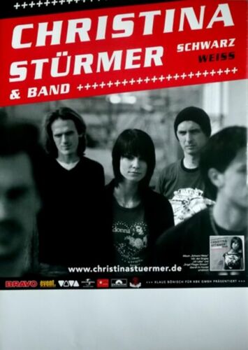 STÜRMER, CHRISTINA - 2005 - Plakat - In Concert - Schwarz Weiss Tour - Poster - Bild 1 von 1