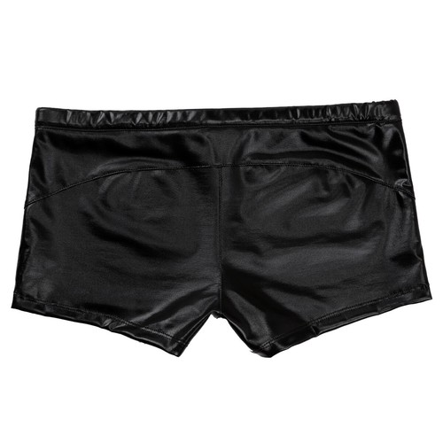 Men Shiny Boxer Brief Wetlook Bikini Shorts Trunks Drawstring Underwear Swimwear - Picture 12 of 26