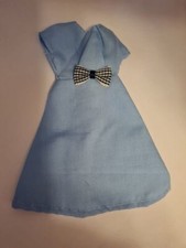 11 1/2" doll / Barbie doll clothes - light blue dress with bow
