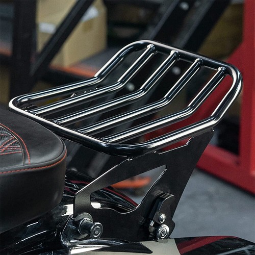 Black Rear Tour Pak Luggage Racks Shelf For Harley Street Electra Glide 2009-24 - Picture 7 of 9