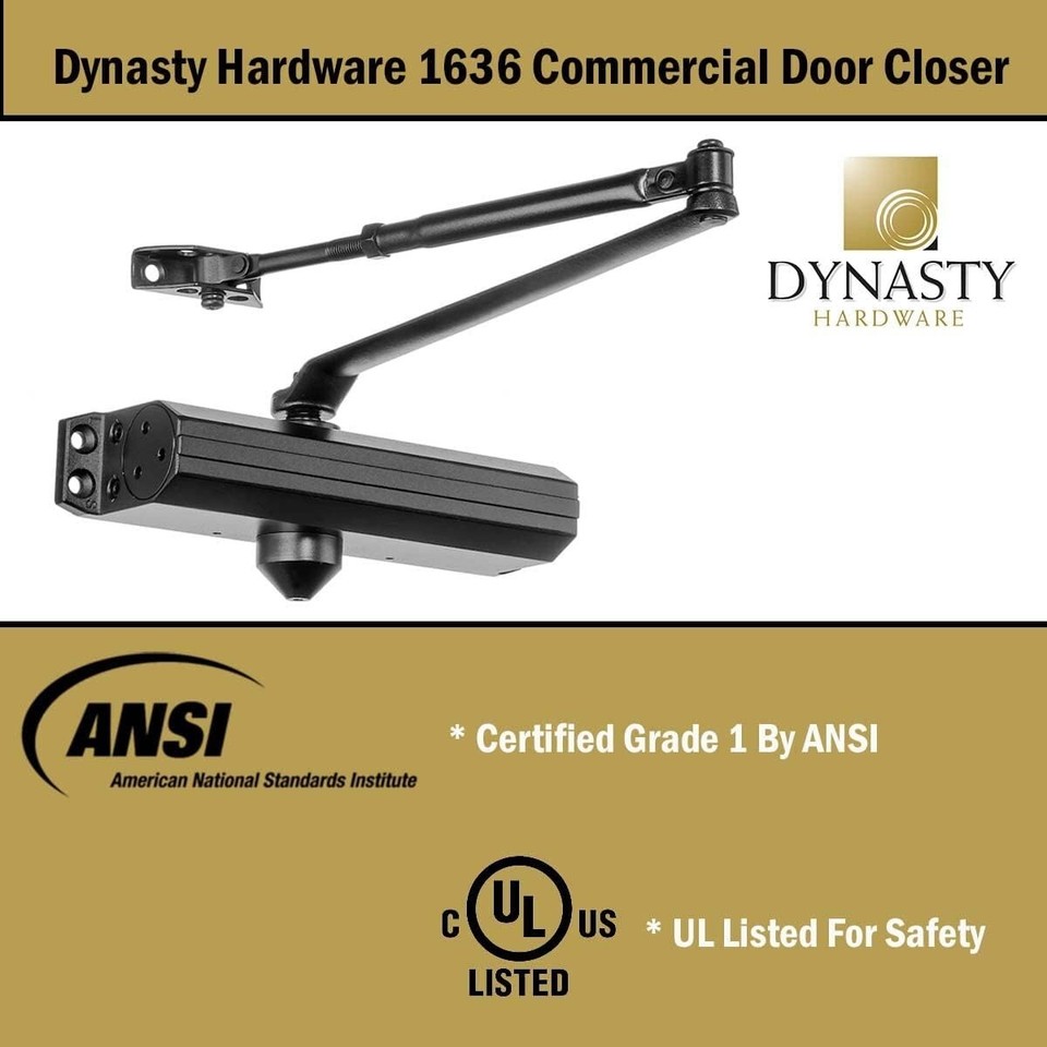 Dynasty Door Closer Adjustable Spring Size 36 Hydraulic Automatic Door Closer eBay