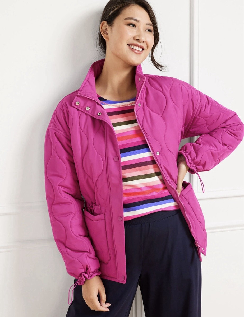 Sale!▪️NWT Talbots Patch Pocket Quilted Jacket In Wild