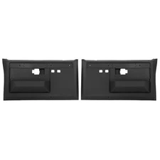 Door Panels Black Front Pair For Chevrolet C10 K5 Blazer 1981-1987