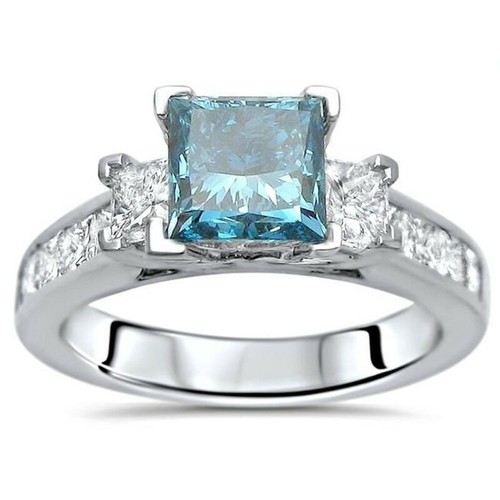 Moda Multicolor Plata 925 Anillo Lleno Mujer Circonio Circonio Joyería Regalo Talla 6-10 - Imagen 8 de 19