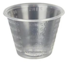 100- 1oz (30ml) Graduated Plastic Mix Cups Paint Hobby Airbrush Mixing Universal