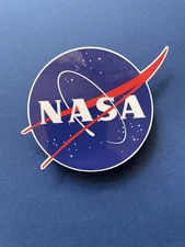 NASA Logo Vinyl Sticker 3.5" | Full Color Laminated Space Decal Waterproof