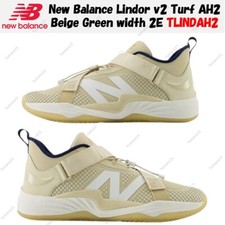 New Balance Lindor v2 Turf AH2 Beige Green width 2E TLINDAH2 Men's Size