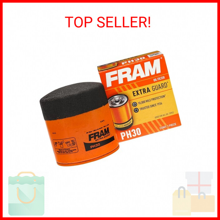 FRAM Extra Guard PH30, 10K Mile Change Interval Spin-On Oil Filter