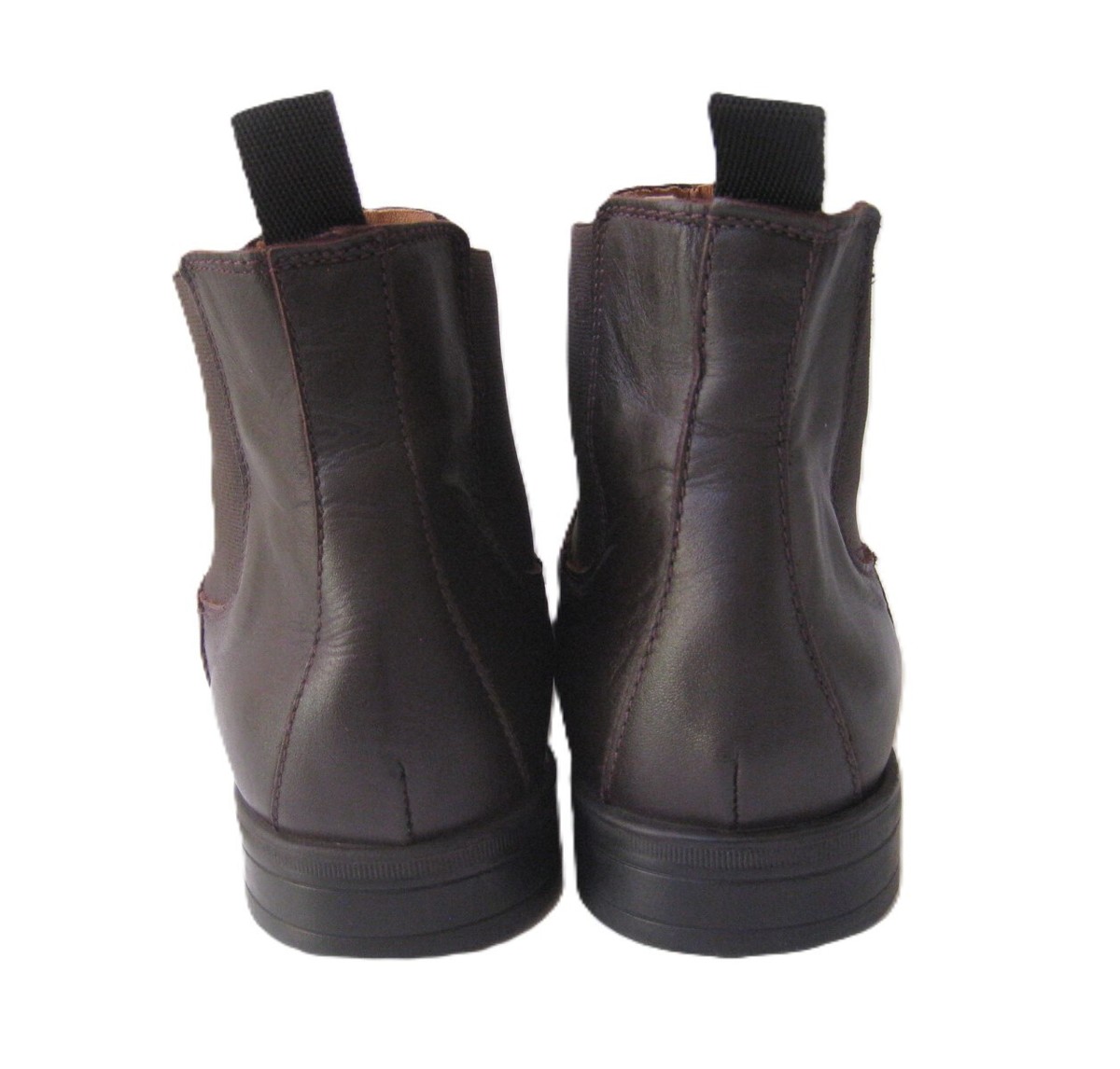 NEW TRIPLES leather chelsea casual boots - enzo in brown ENZO TESOTI CHELSEA BROWN LEATHER ANKLE BOOTS MEN main image 2