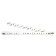 Folding Meter 1.2M White Plastic - Code BGS2052 FBGS2052 KRAFTMANN Official