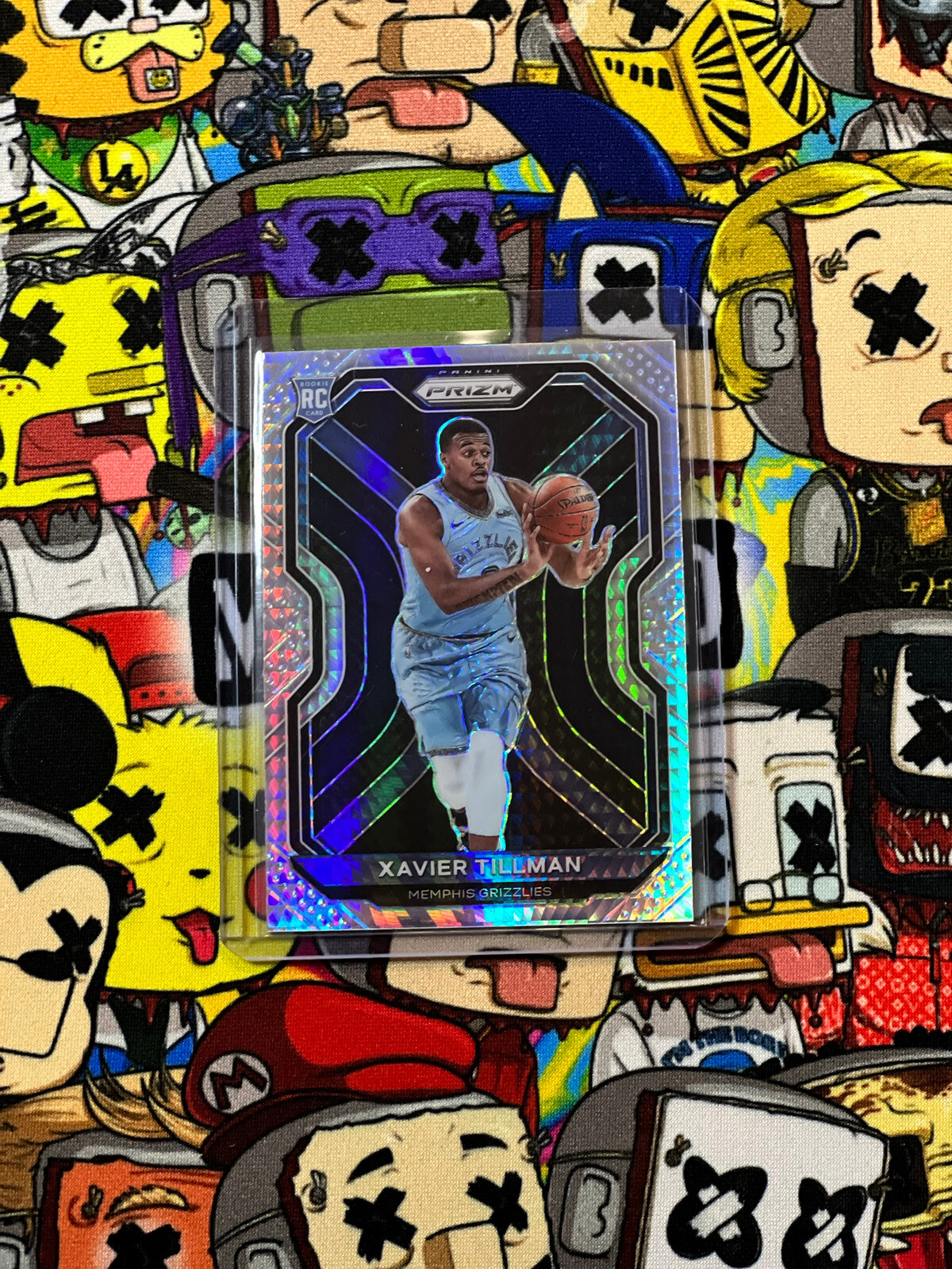 2020-21 Panini Prizm Xavier Tillman #299 Hyper Prizm Rookie