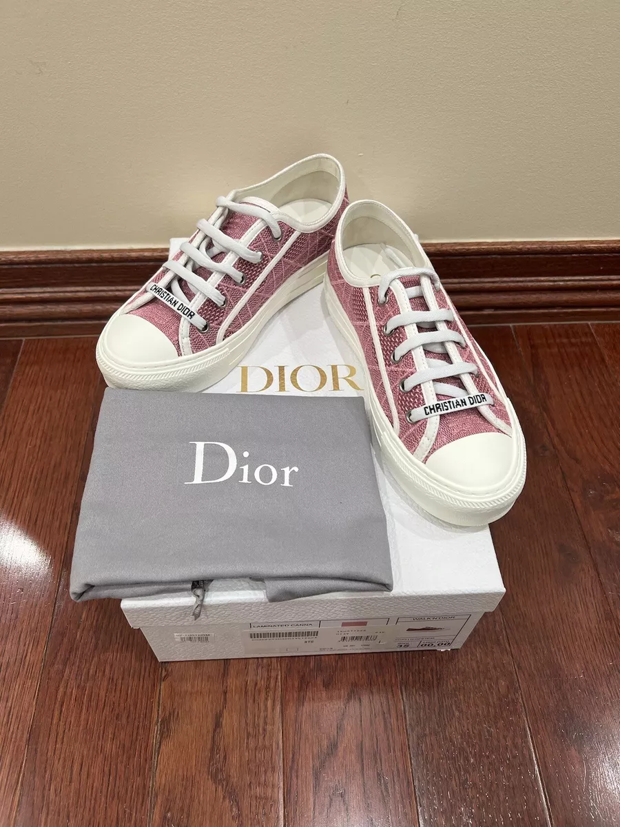 Dior - Authenticated Trainer - Cloth White for Women, Never Worn, with Tag