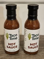 2 PACK of Taco Time Hot Sauce 12oz - Seattle's Legendary Original Taco Time NW 