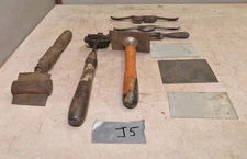 9 cabinet scrapers spoke shaves collectible woodworking making tool lot J5