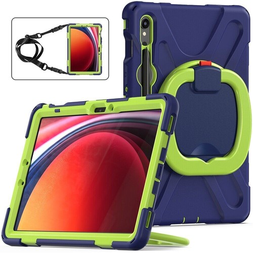 Rotating Shockproof Carry Tablet Case For Samsung Galaxy Tab S9 Ultra S9 Plus S8 - Picture 28 of 110