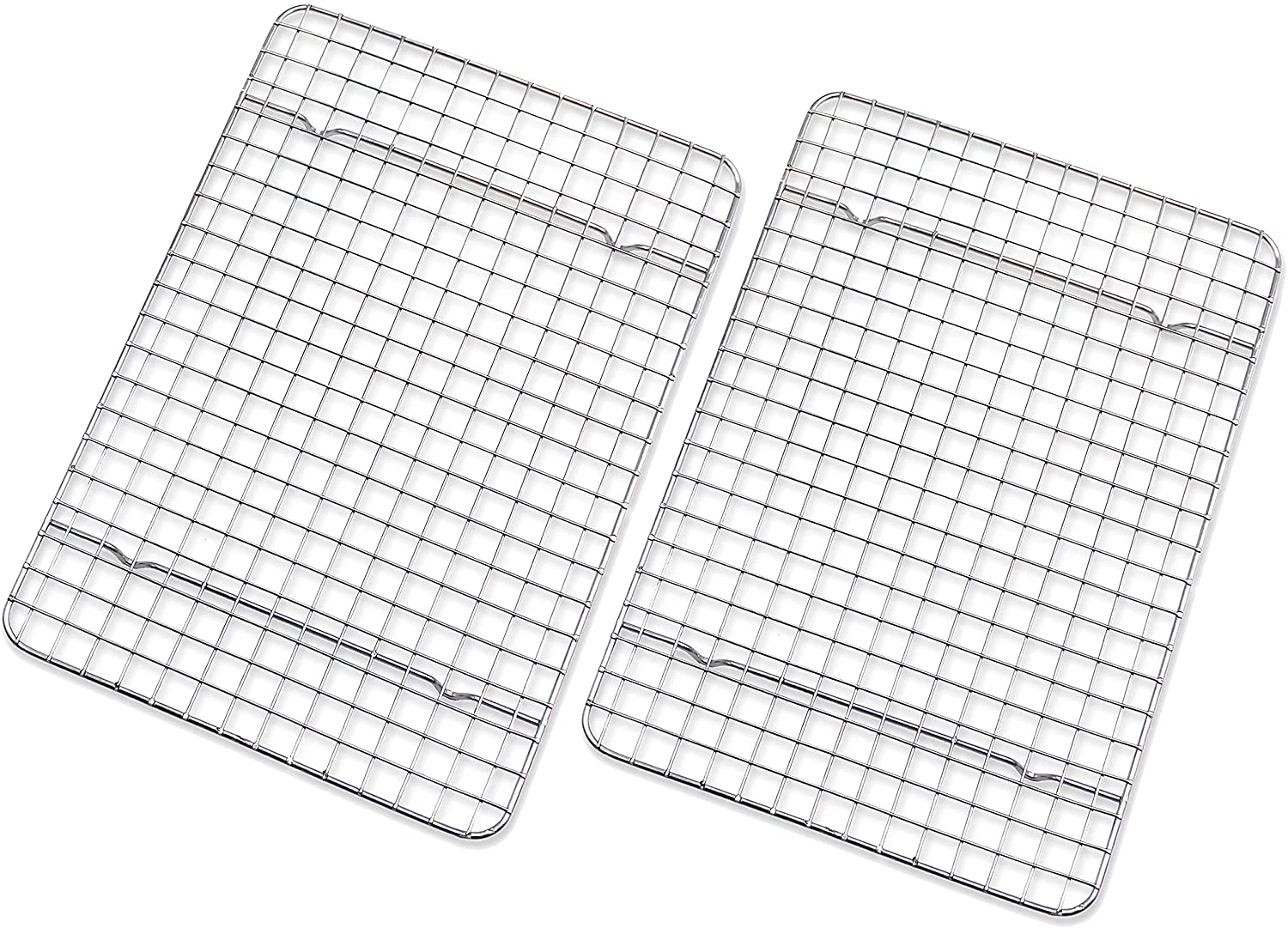Cooling Rack - 8” X 11 ¾" Set of 2 Stainless Steel, Oven Safe Grid Wire Cookie C
Opens in a new wind