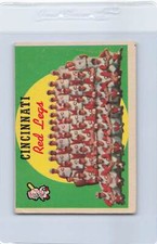 1959 Topps #111 Cincinnati Red Legs Team VG *6327