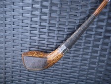 Hickory Shaft Willie Park Splice Neck Compressed Patent Spoon 18 loft