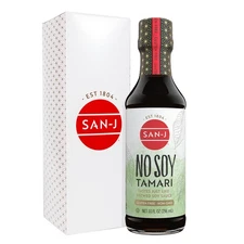 San-J - No Soy Tamari - Specially Brewed Soy Sauce Alternative - 10 oz. Bottle