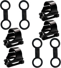 8 Pack Scuba Dive Universal Plastic Clip Snorkel Keeper Tube Holder, Dive Snorke