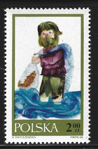 Poland 1968 #1569-76 Fairy Tales - F/VF MNH (set of 8) - Picture 5 of 9