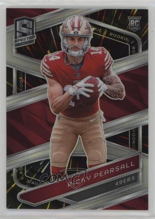 2024 Panini Spectra Rookies Hyper Prizm 35/75 Ricky Pearsall #124 Rookie RC 6m7