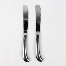 Lot of 2 Cambridge Dinner Knives, American Pride Stainless Steel 9 3/8"