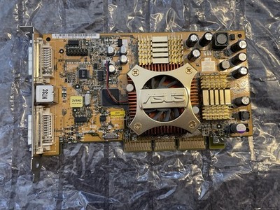 ASUS V9520 GeForce FX 5200 AGP Graphics Card.