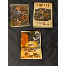 Nirvana DVD Lot Unplugged in New York Live Tonight Sold Out Live and Loud Grunge