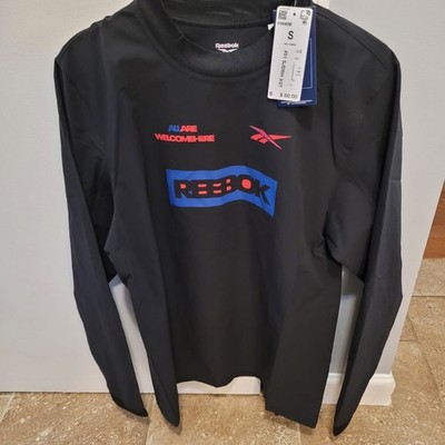 Reebok Graphene Midlayer Long Sleeve T-shirt Men's Small NWT! (HI4496)