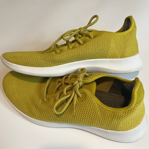 Allbirds Men's 13 Tree Runner Sneaker Yellow White Sole Comfort Lightweight - Picture 6 of 11