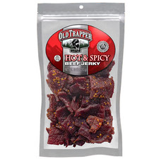 Old Trapper Big Bag, 10 oz-Hot Spicy flavor Beef Jerky NEW in a reseable bag