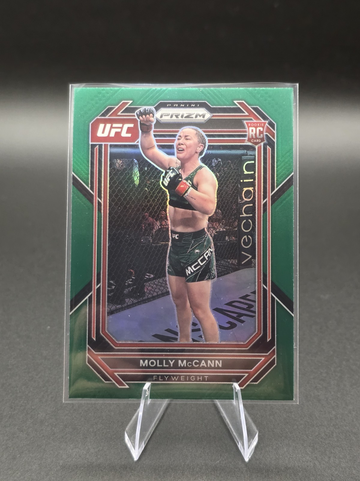 2023 Panini Prizm UFC - Molly McCann #114 Green Prizm (RC)