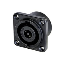 Neutrik NL8MDXX-V-BAG 8 Pole Speakon Panel Mount XX Series Black