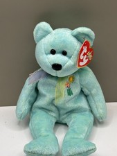 Ty Beanie Baby Ariel, The light turquoise Bear, 2000, Retired with Tag & errors.