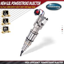 Fuel Injector For 2004-2007 Ford 6.0l Powerstroke 4c3z9e527brm 4c3z9e527aa