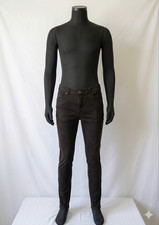 George Men's Black Stretch Premium 5 Pocket Straight Leg Pants Size 34