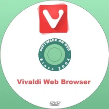 Latest New Release Powerful Private Vivaldi Web Browser for Windows PC on DVD
