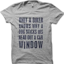 Biker Dog Motorcycle Classic Biker T-Shirt, Motorcycle Tee, Riding Humour