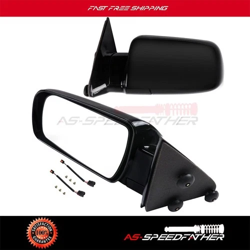 Left+Right Manual Fold Side View Mirrors For 1988-1998 GMC Chevy Pickup Truck