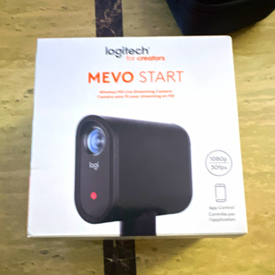 Logitech Mevo Start Compact 1080p Live Streaming Camera Black HDMI USB